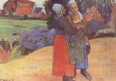 Paul Gauguin Breton Peasants (mk09) Germany oil painting art